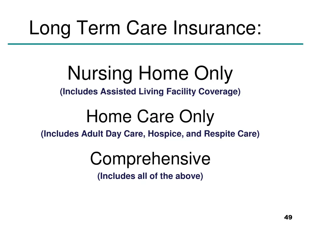 long term care insurance 1