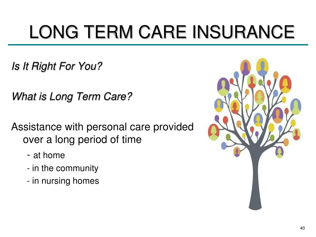 long term care insurance