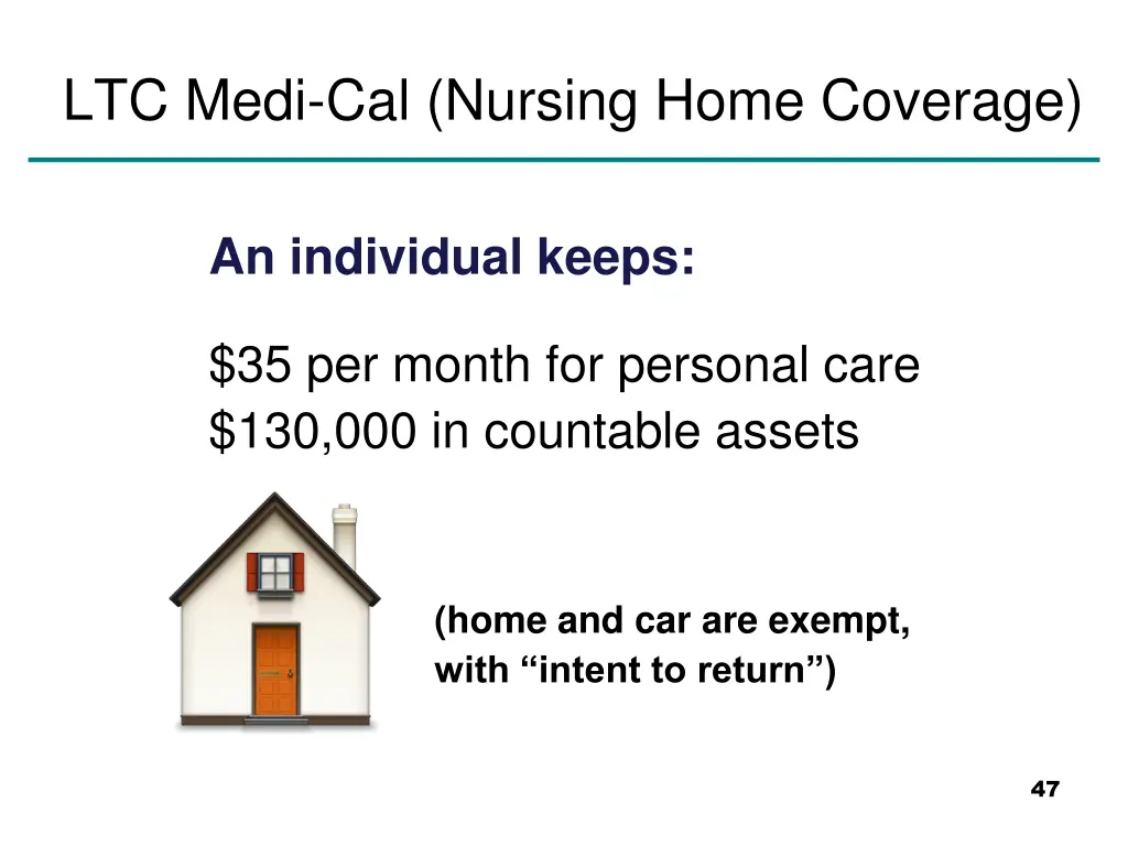 ltc medi cal nursing home coverage