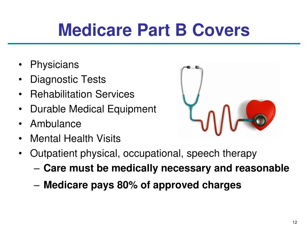 medicare part b covers