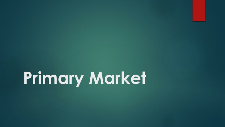 primary market