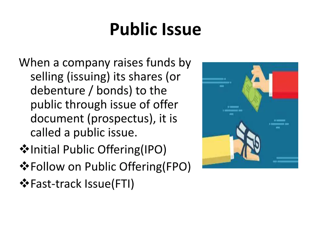 public issue