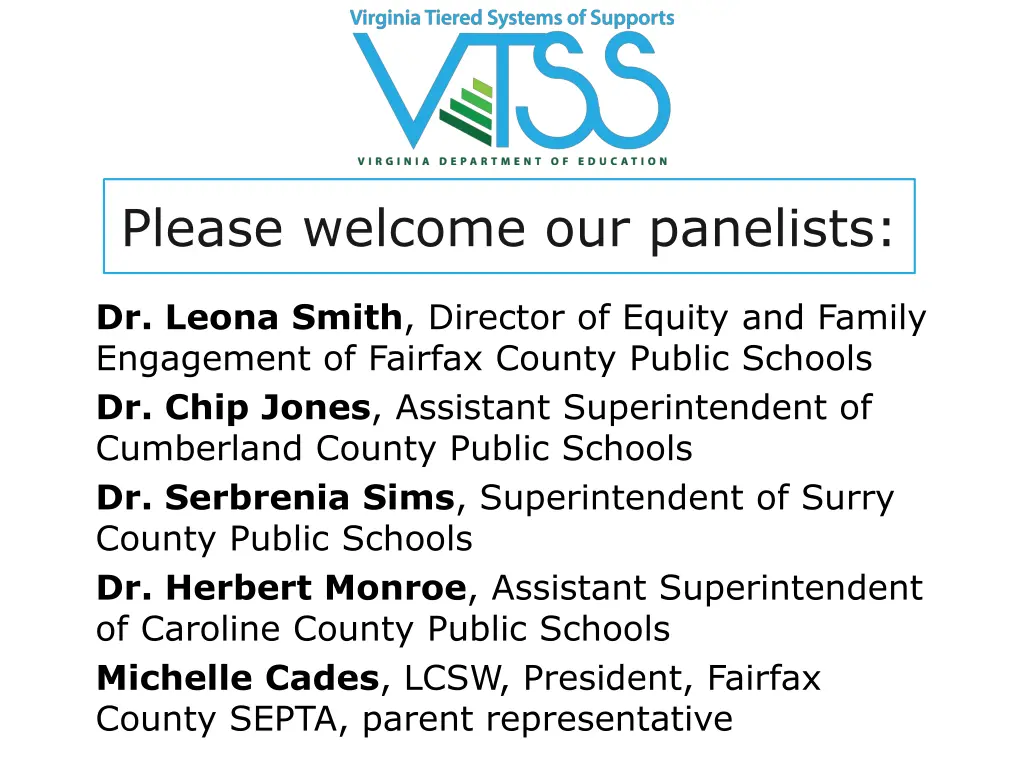 please welcome our panelists