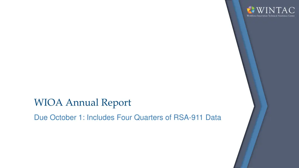 wioa annual report