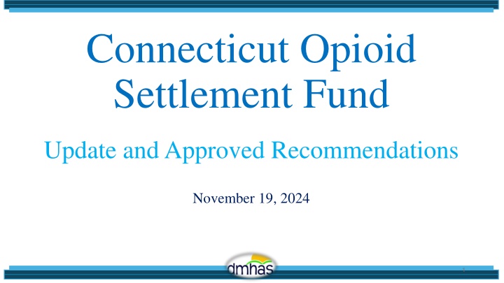 connecticut opioid settlement fund