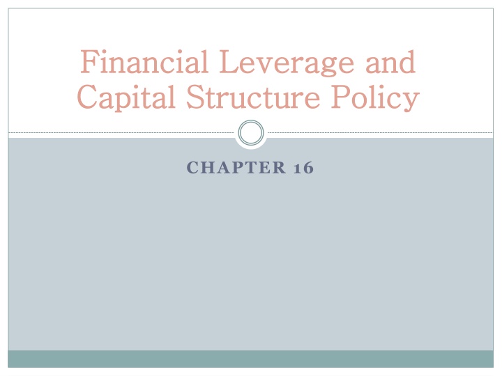 financial leverage and financial leverage