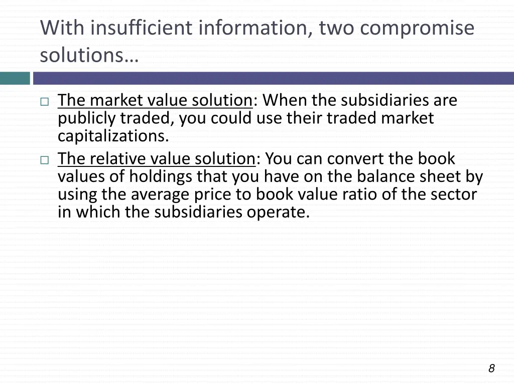 with insufficient information two compromise