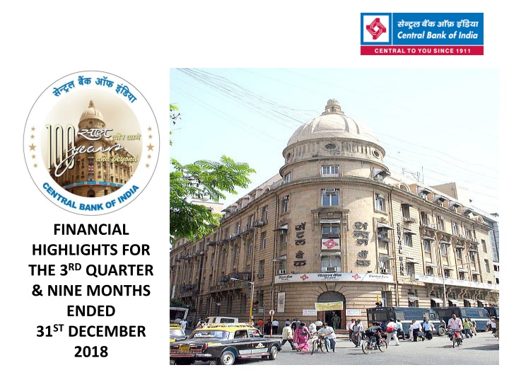 financial highlights for the 3 rd quarter nine