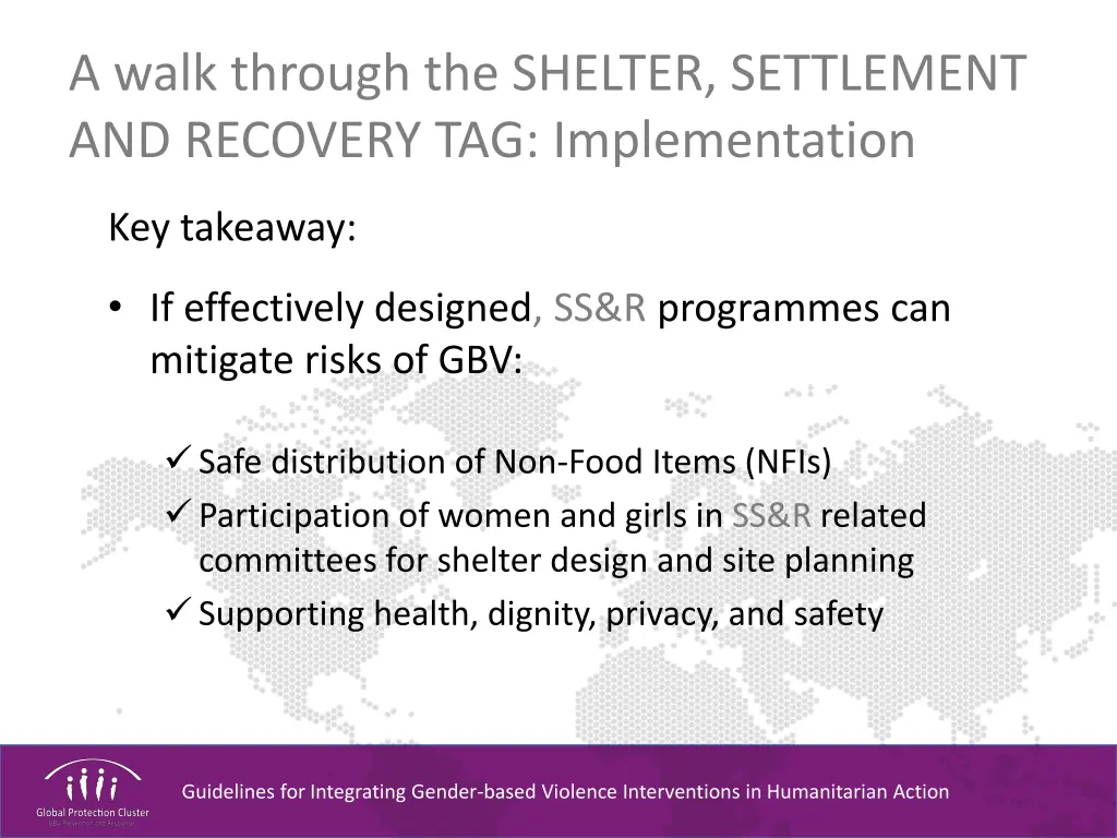 a walk through the shelter settlement 3