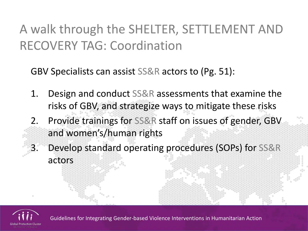 a walk through the shelter settlement 7