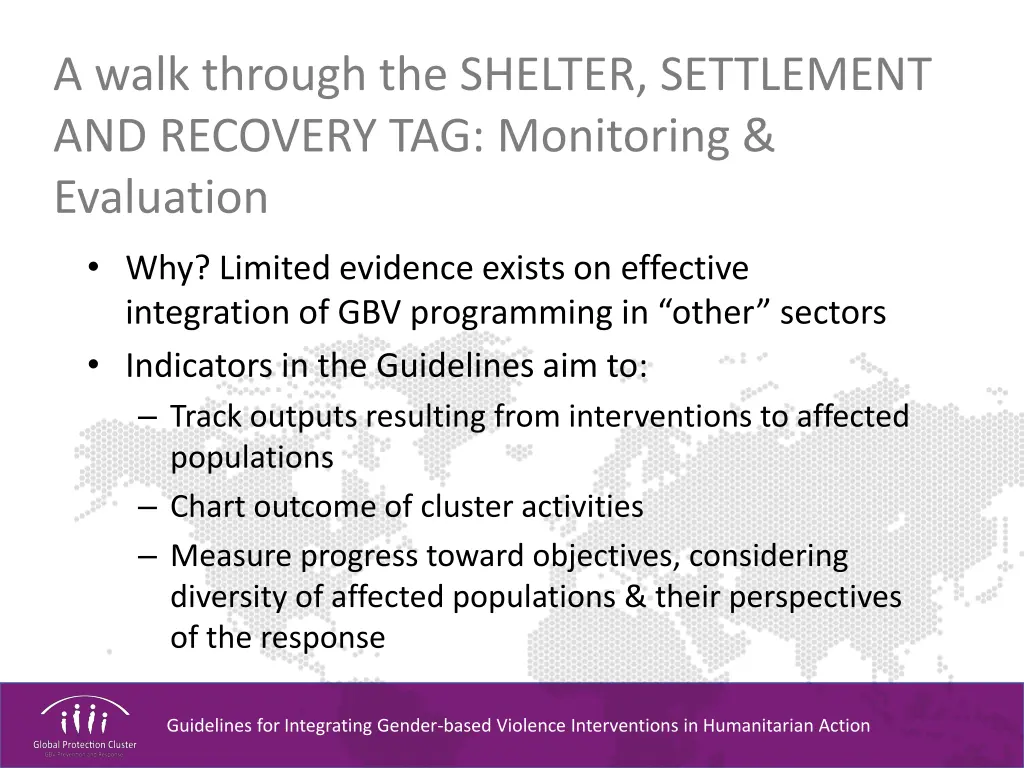 a walk through the shelter settlement 9