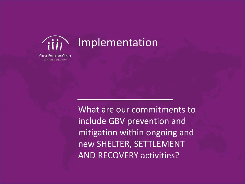 implementation