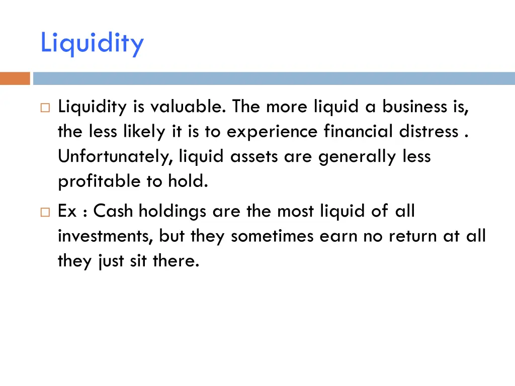 liquidity 2