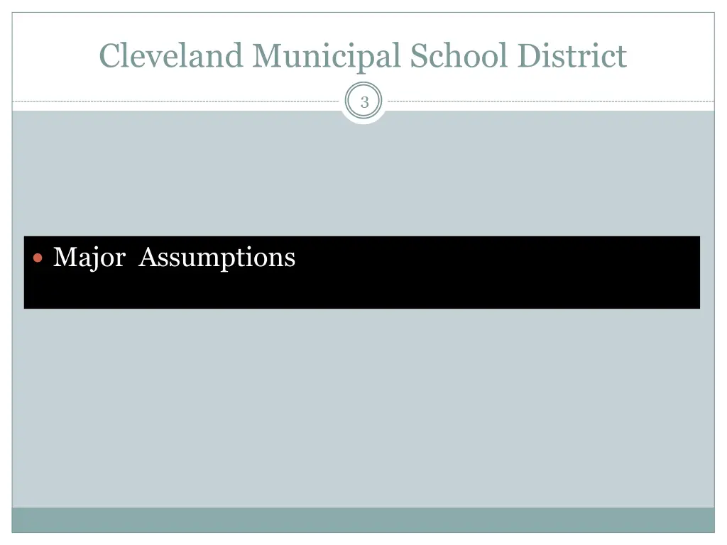 cleveland municipal school district 1