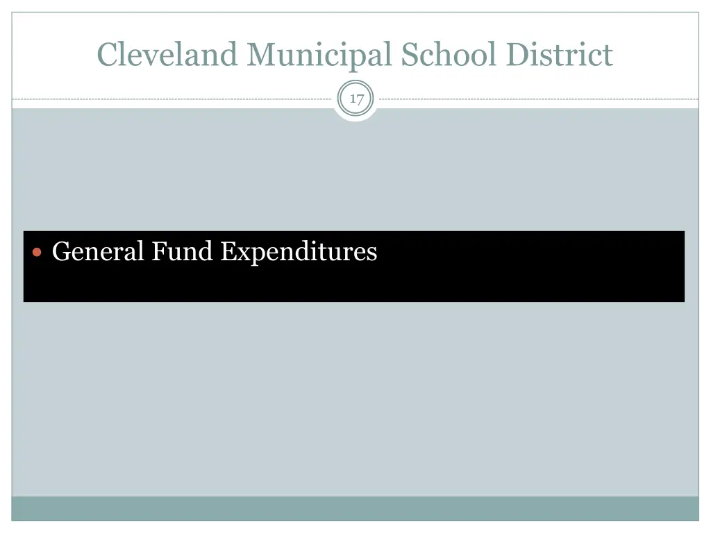 cleveland municipal school district 3