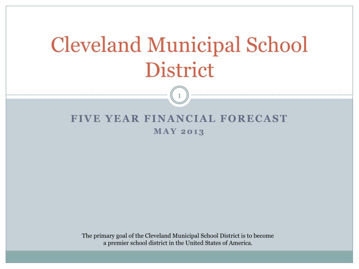 cleveland municipal school district