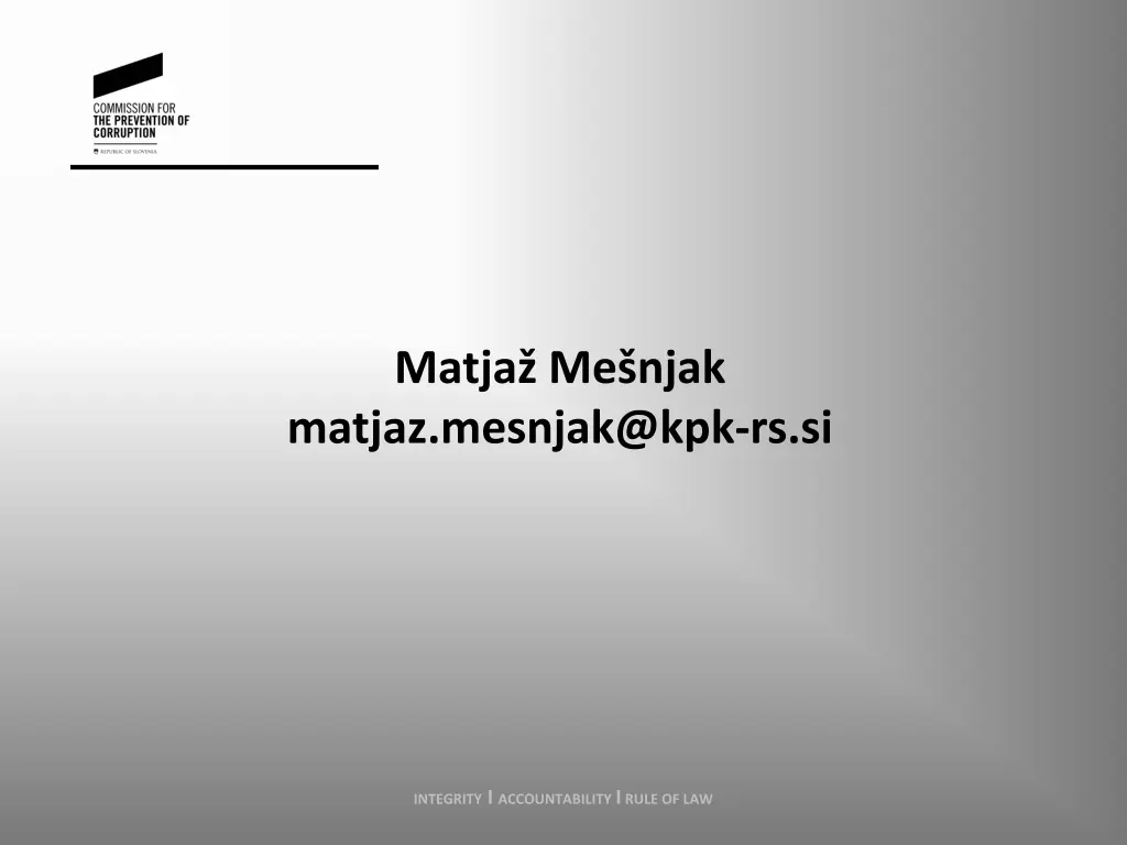 matja me njak matjaz mesnjak@kpk rs si