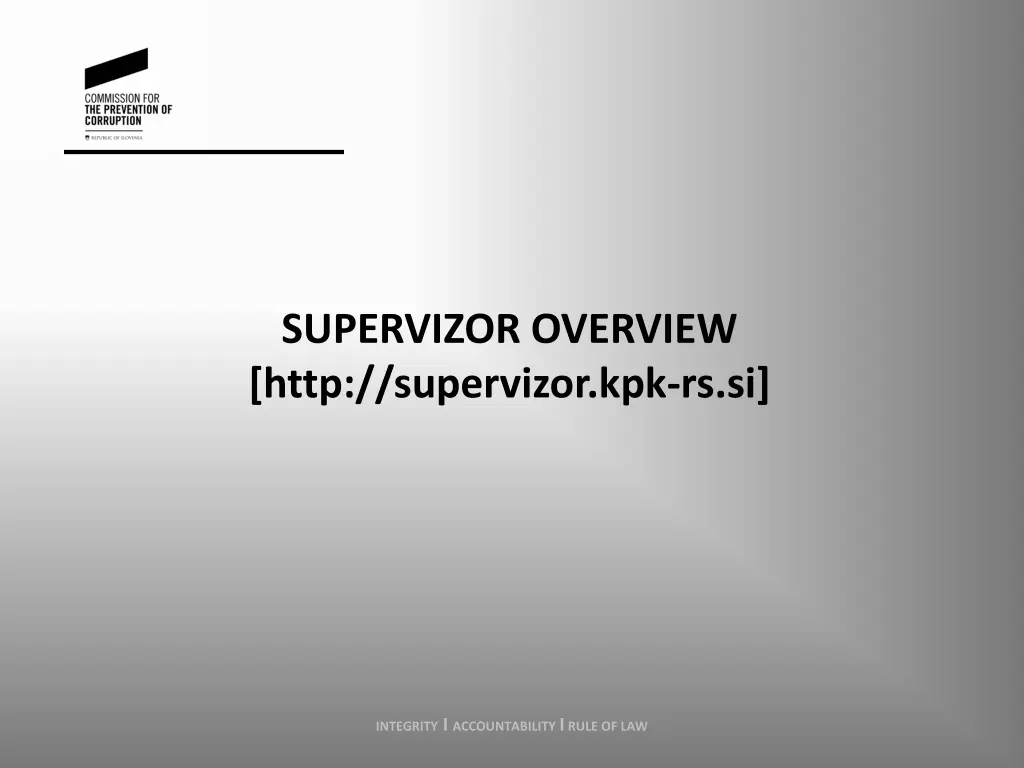 supervizor overview http supervizor kpk rs si