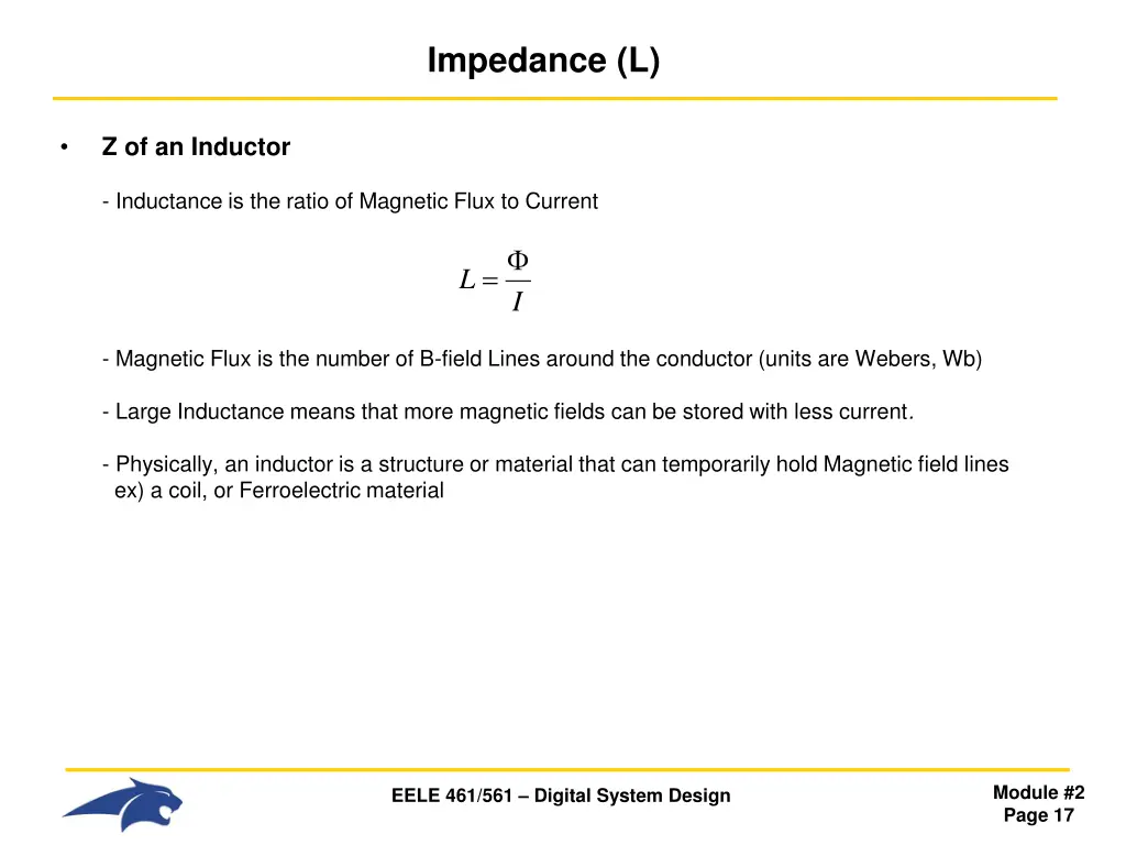 impedance l