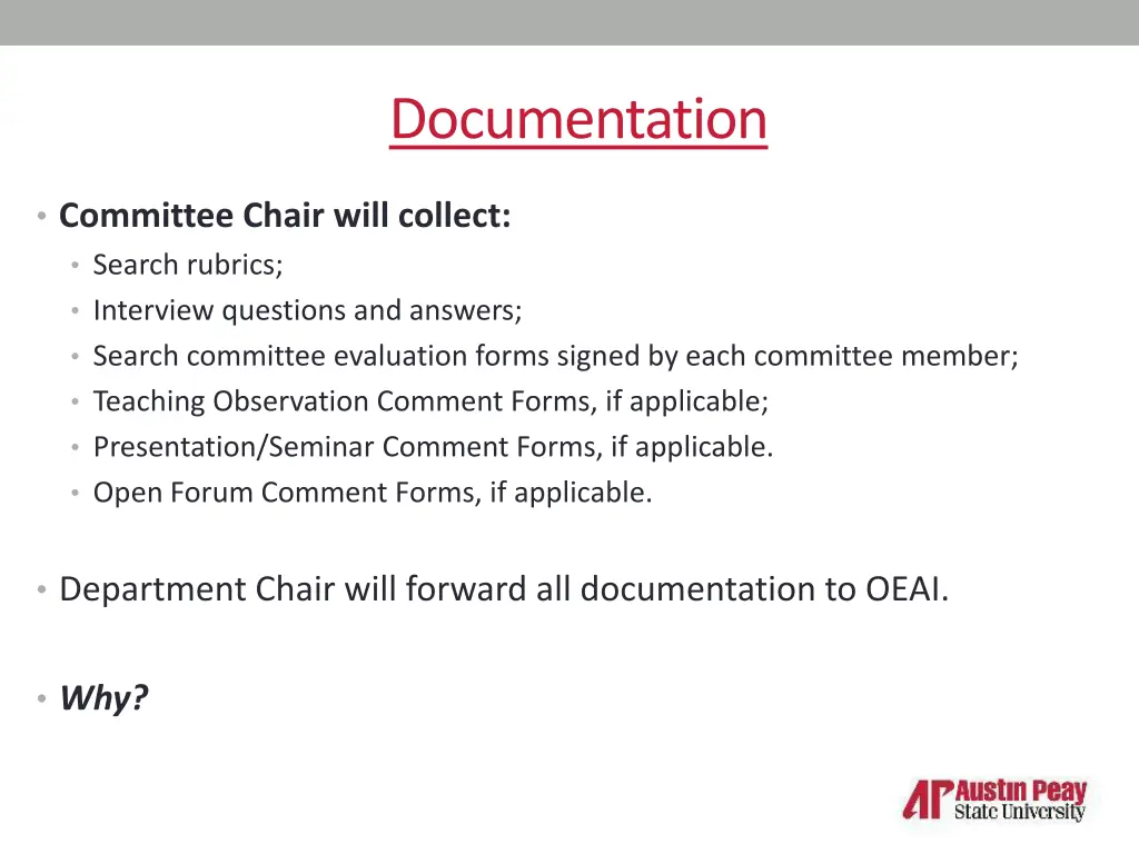 documentation
