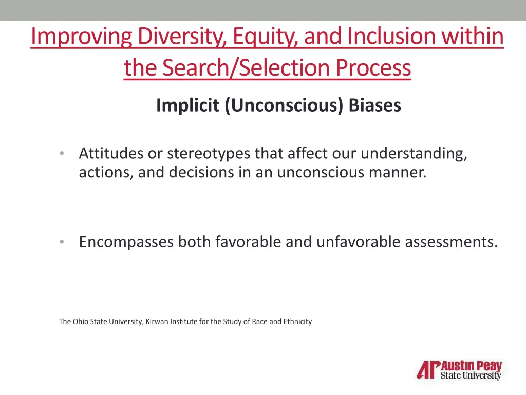 improving diversity equity and inclusion within