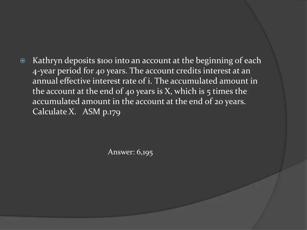 kathryn deposits 100 into an account