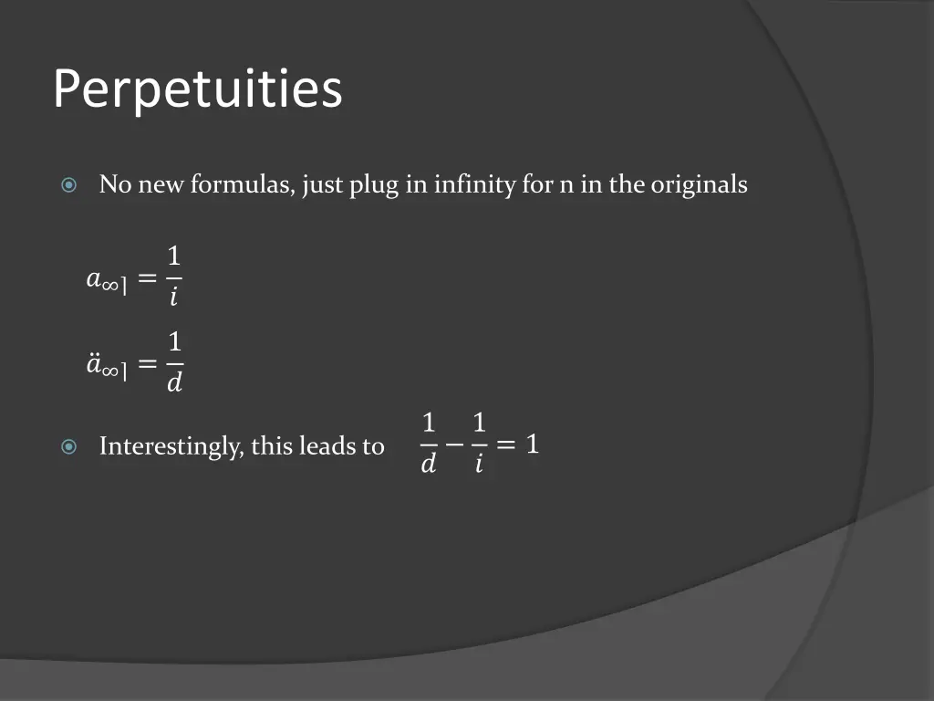 perpetuities