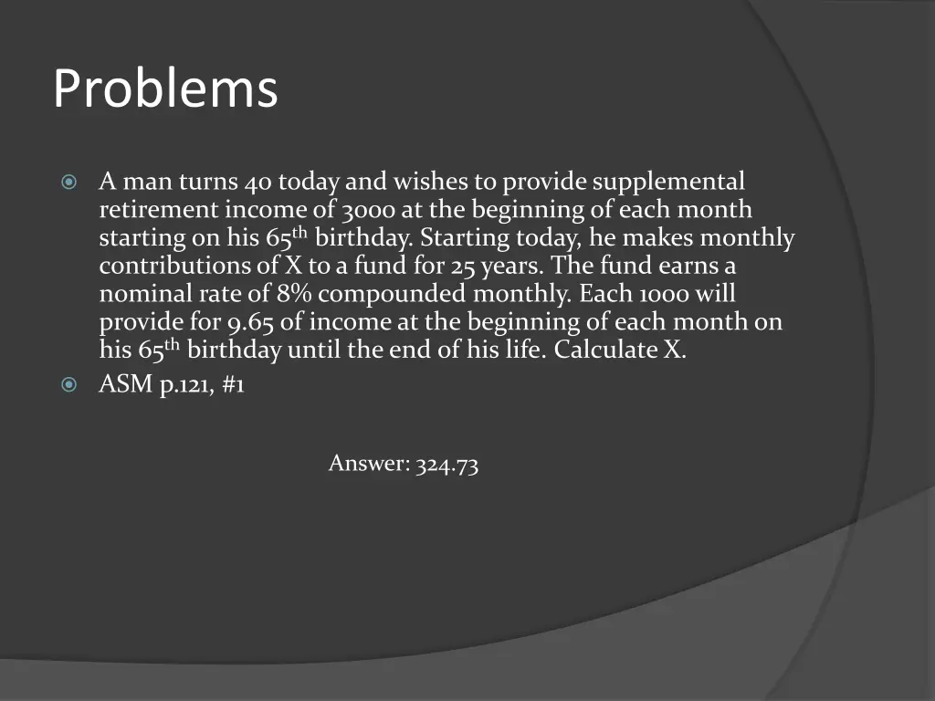 problems