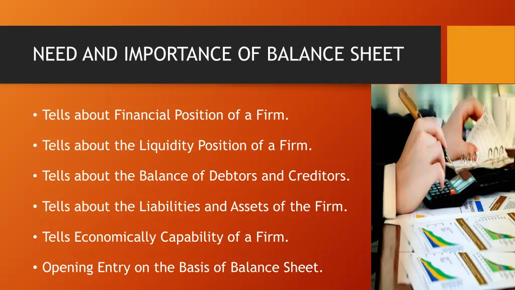 need and importance of balance sheet