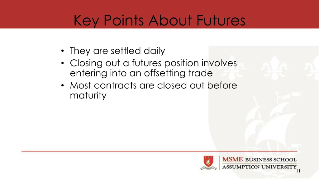 key points about futures