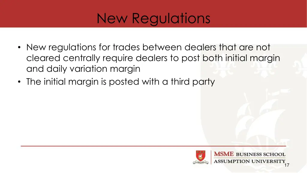 new regulations
