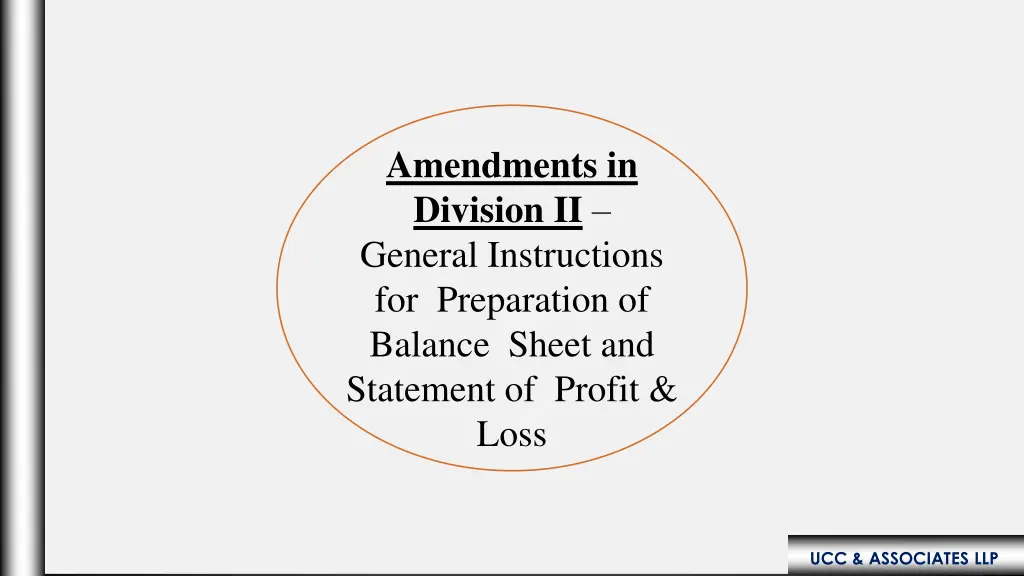 amendments in division ii general instructions