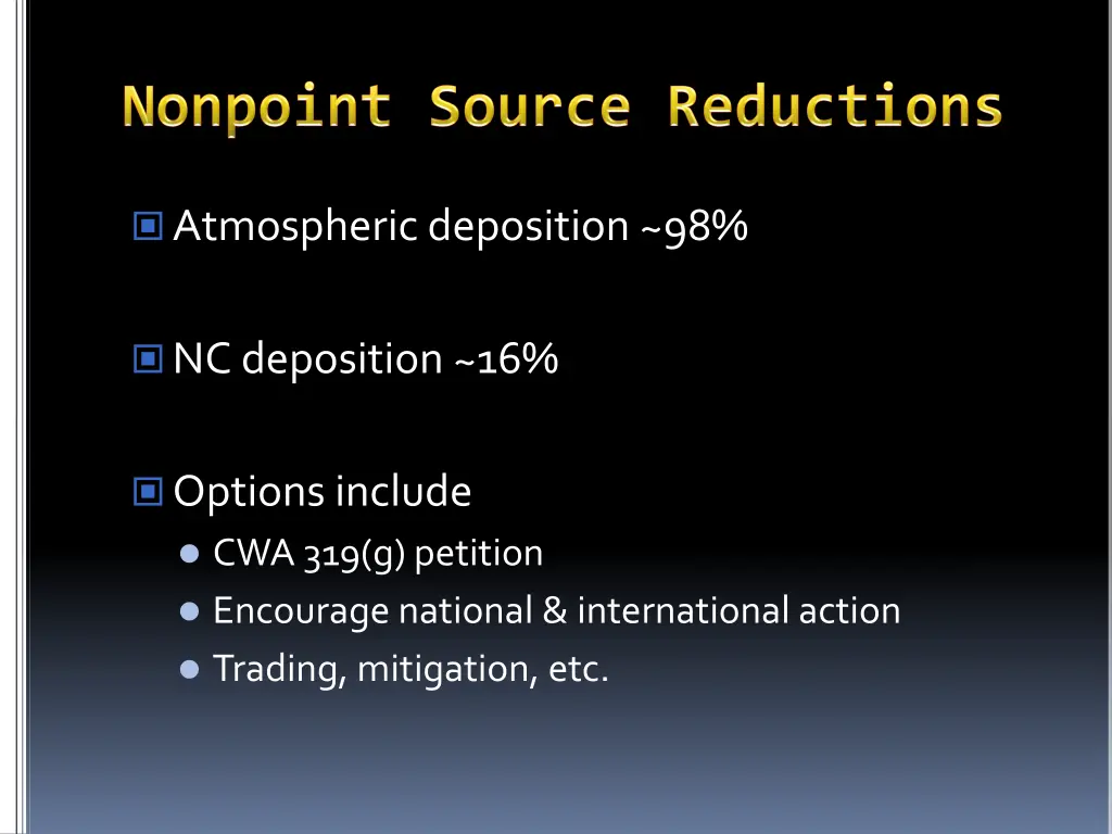 atmospheric deposition 98