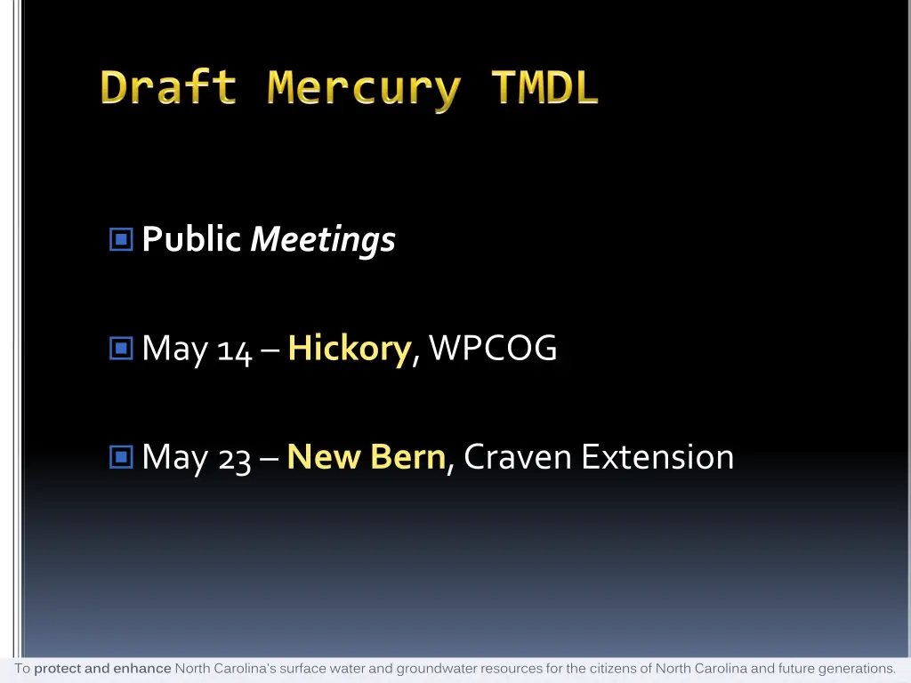 public meetings 1