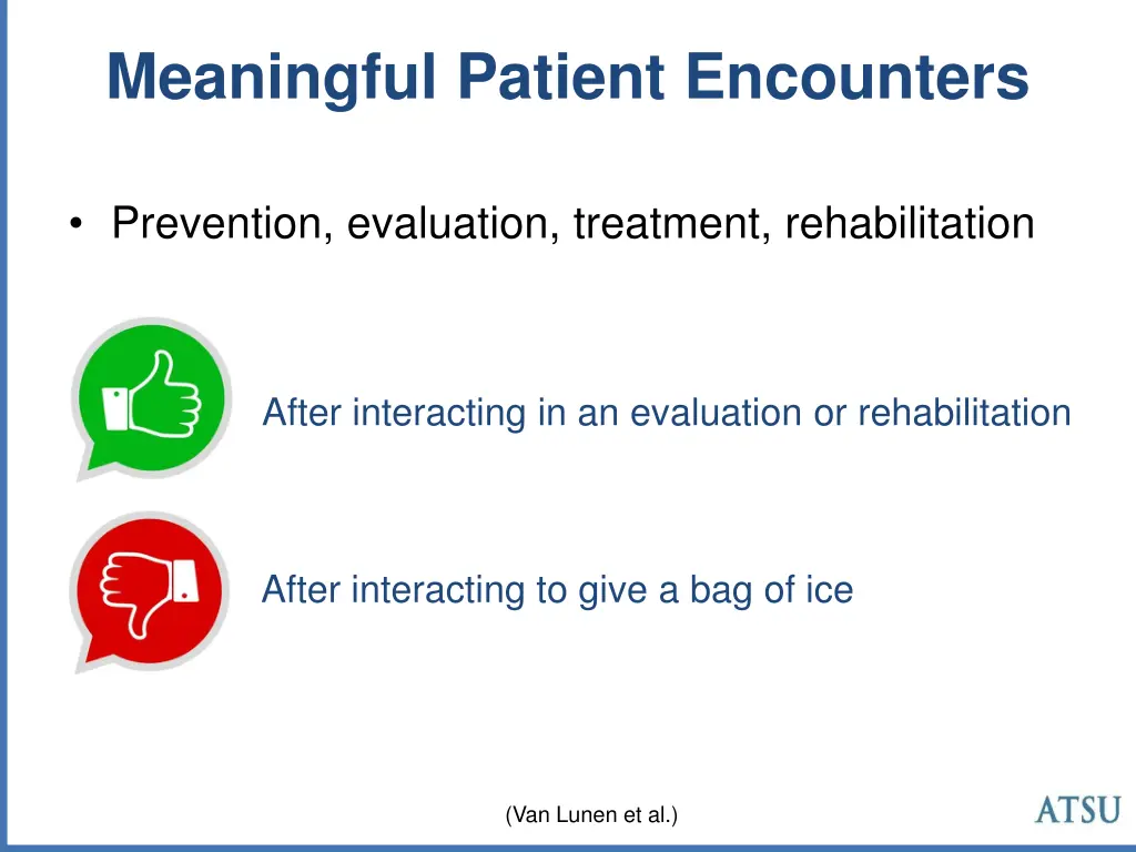 meaningful patient encounters