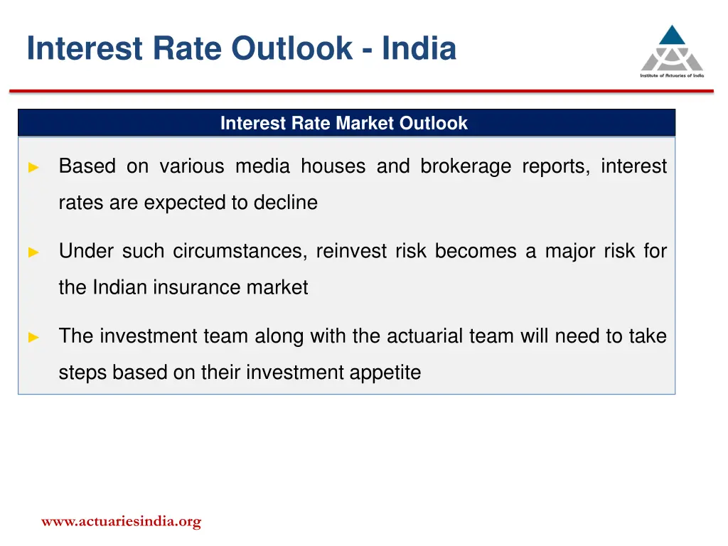 interest rate outlook india