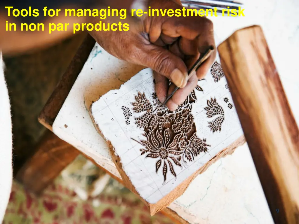 tools for managing re investment risk
