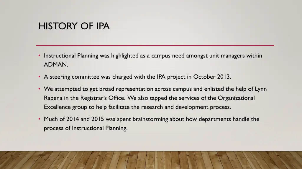 history of ipa