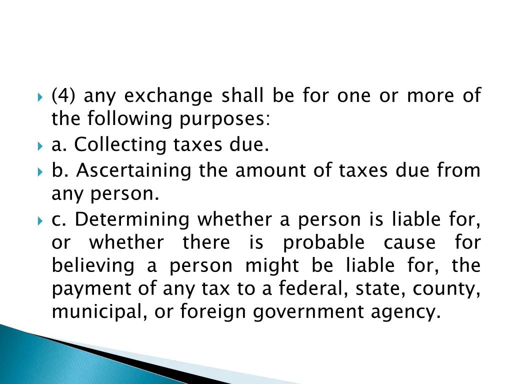 4 any exchange shall be for one or more