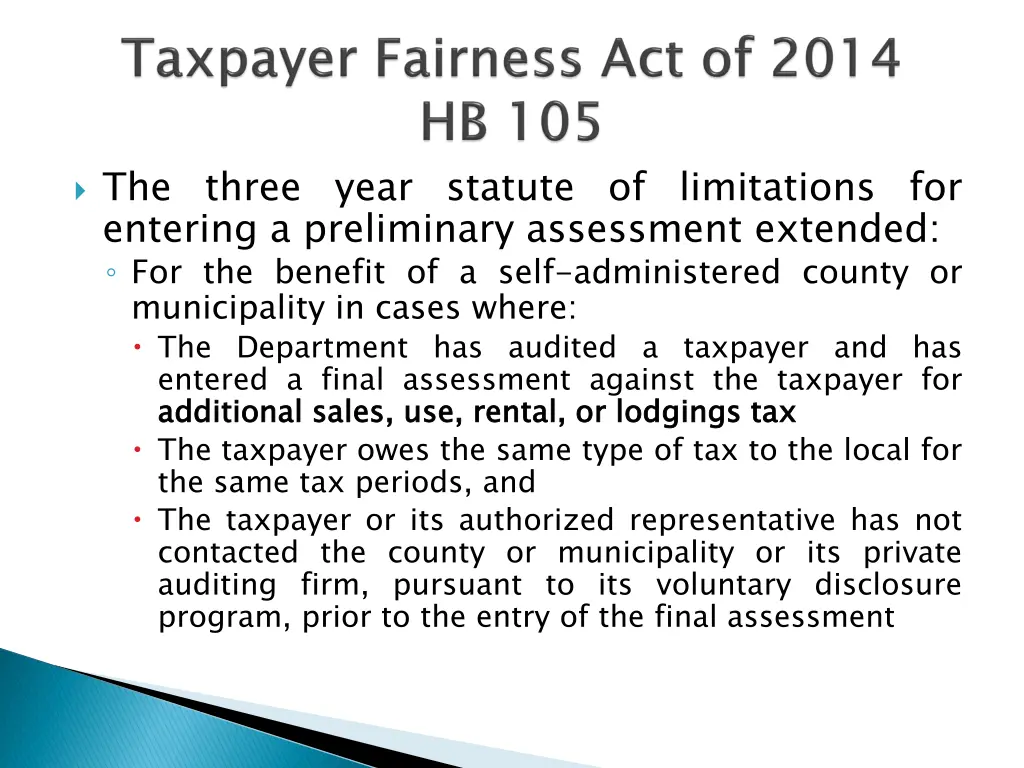 the three year statute of limitations