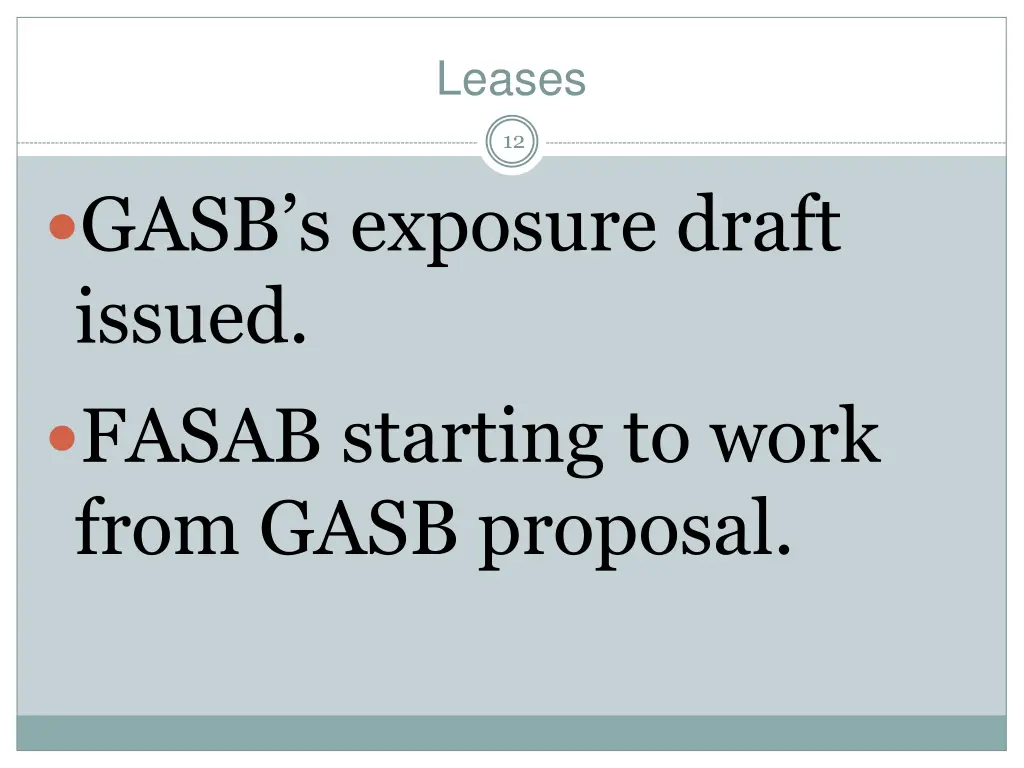 leases