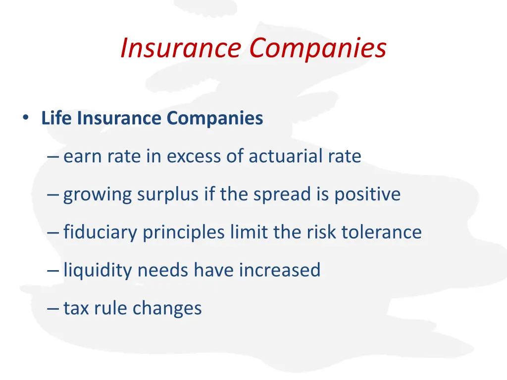 insurance companies