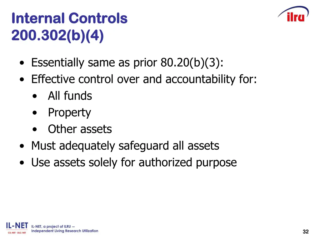 internal controls internal controls