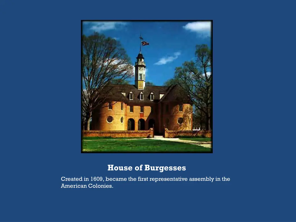 house of burgesses