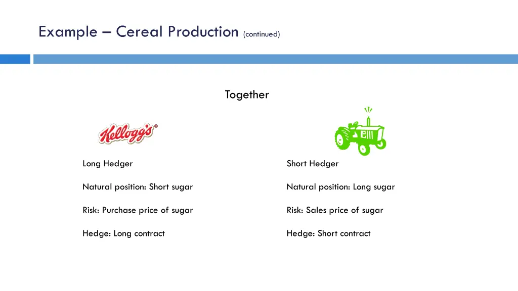 example cereal production continued 3