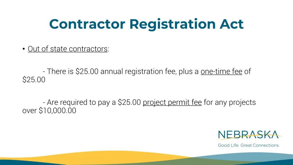 contractor registration act 2