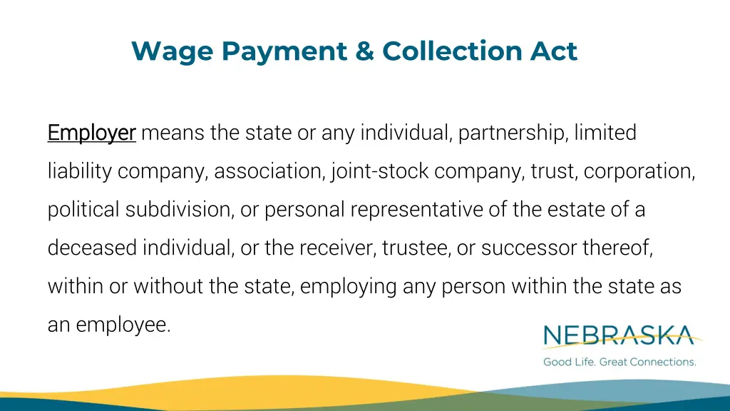 wage payment collection act 2