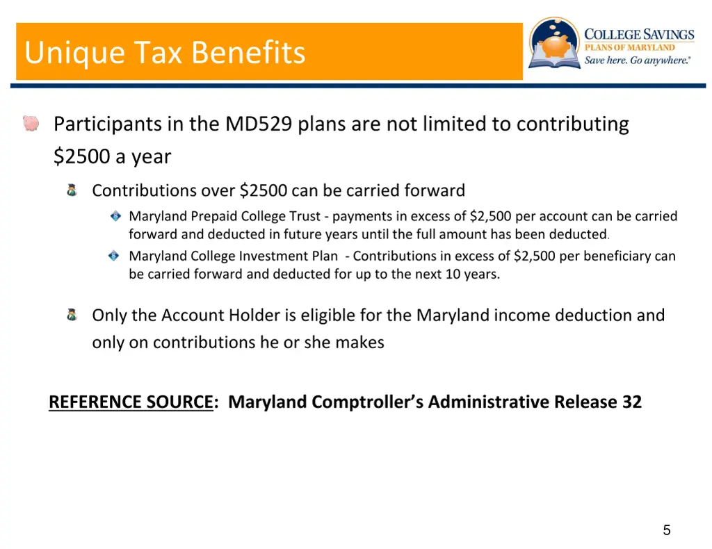 unique tax benefits 1