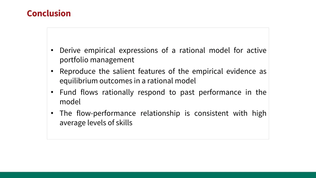 conclusion