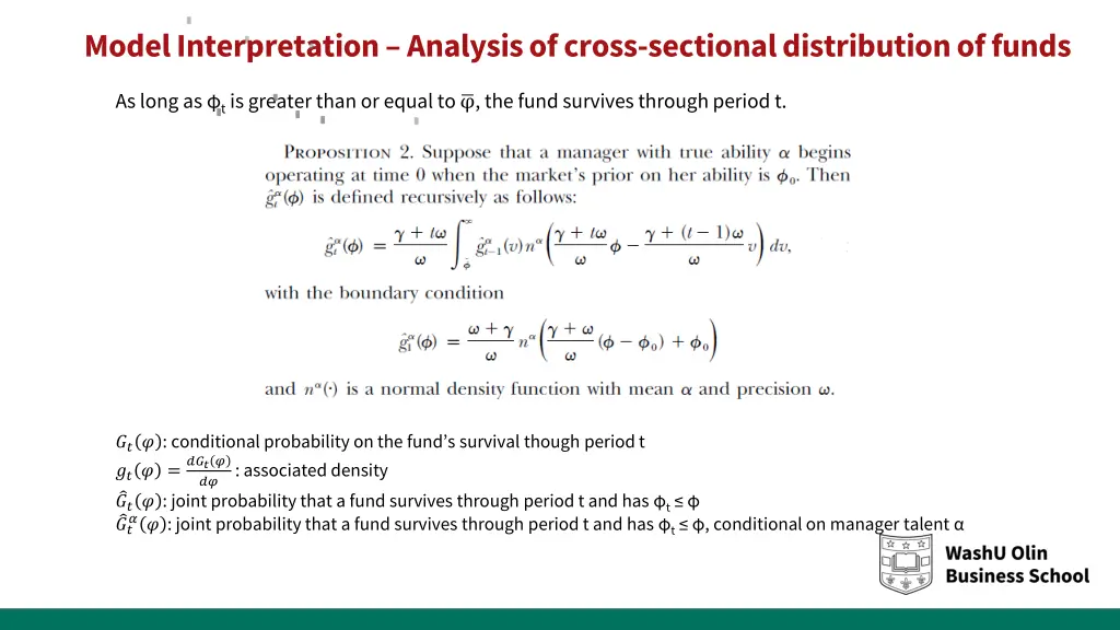 model interpretation analysis of cross sectional
